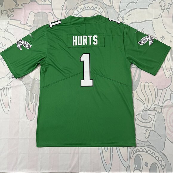 Philadelphia Eagles NFL #1 HURTS Green Jersey